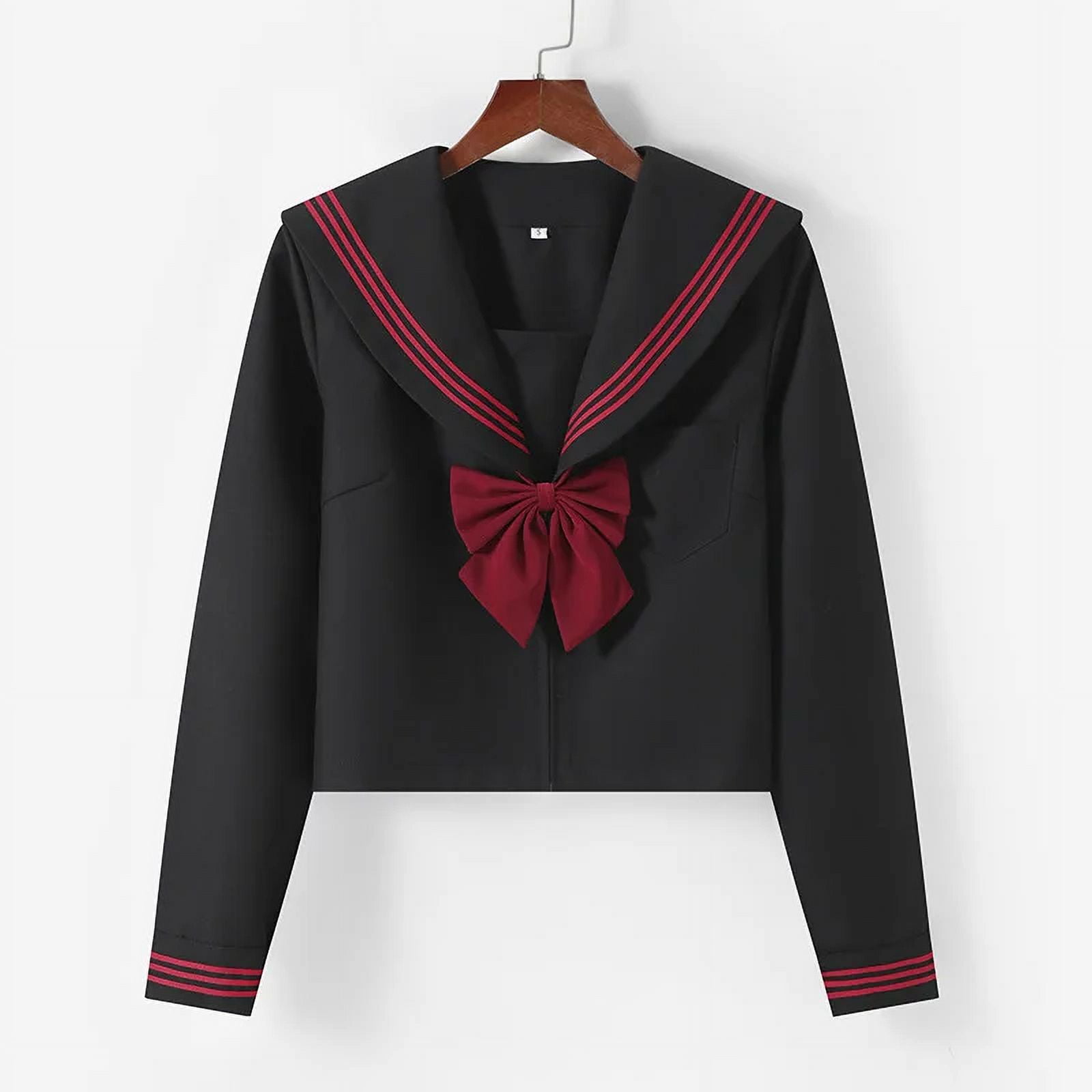 BLACK Orthodox College Style Student School Uniform JK Uniform Girl