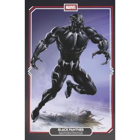 BLACK PANTHER: INTERGALACTIC #2 CLAYTON CRAIN VARIANT Marvel Comic Book 2025