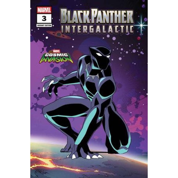 BLACK PANTHER: INTERGALACTIC #3 MARVEL COSMIC INVASION VARIANT Marvel Comic Book 2025