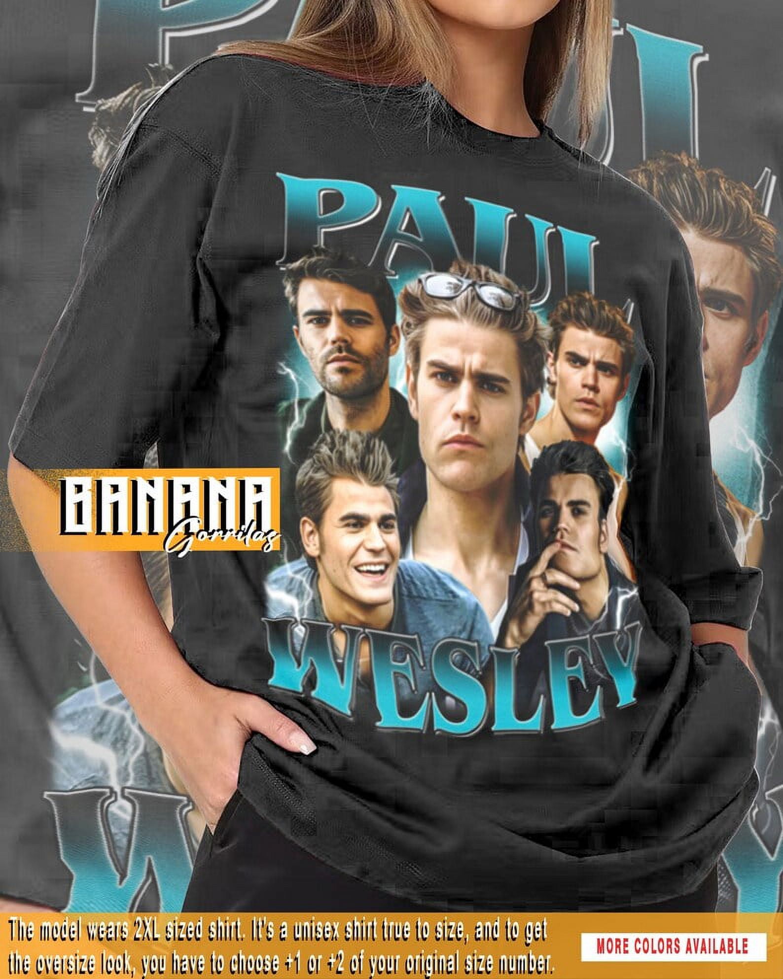 [BLACK] Paul Wesley Shirt