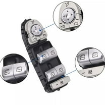 BLACK - Power Window Switch Driver Side fit for Mercedes Benz C300 C400 GLC300 2015-2020 2059056811