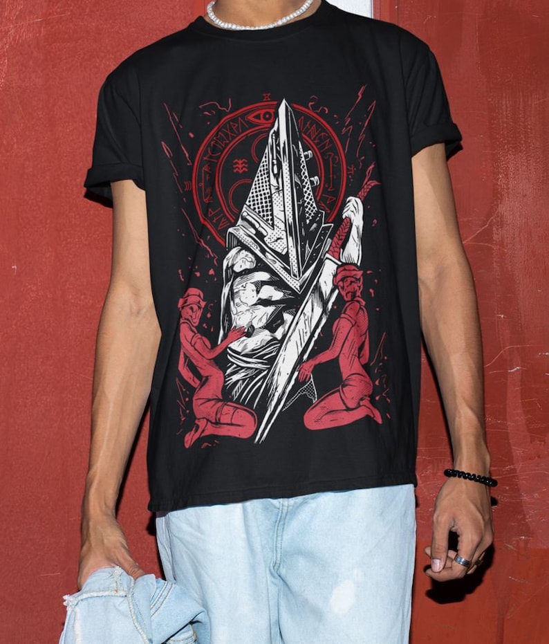 [BLACK] Pyramid Head Silent Hill V2 Premium Unisex Tshirt