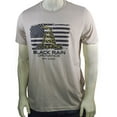 thumbnail image 1 of BLACK RAIN ORDNANCE Tagless American Flag Gadsden Don't Tread on Me Logo Premium Unisex T-Shirt Desert Tan(2X Large), 1 of 6