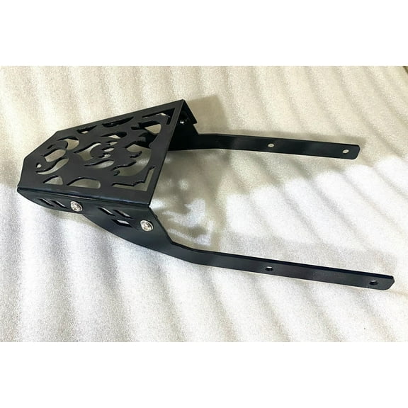 BLACK REAR TAIL RACK LUGGAGE SUPPORT BAG BOX FITS HONDA GROM 125 MSX 2020-2023