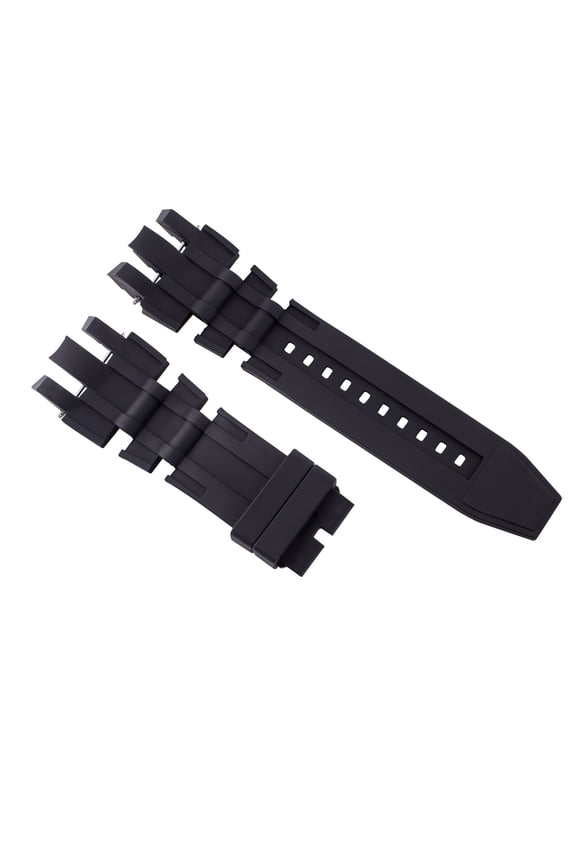 BLACK RUBBER REPLACEMENT STRAP BAND FOR INVICTA SUBAQUA RESERVE 16830 16254