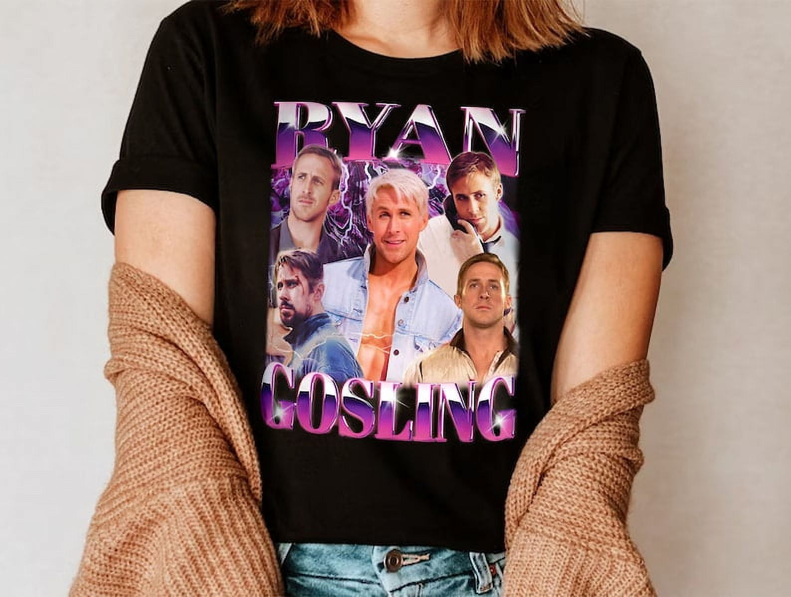 [BLACK] RYAN GOSLING Vintage T-shirt - Ryan Gosling Homage Tees, Ryan ...