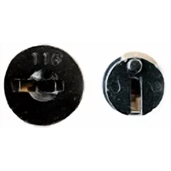 (BLACK) Replacement Lock Core for Wesko 137
