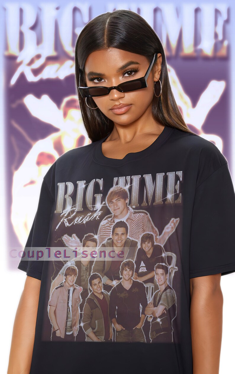 [BLACK] Retro BIG TIME RUSH Limited Big Time Rush Homage Vintage