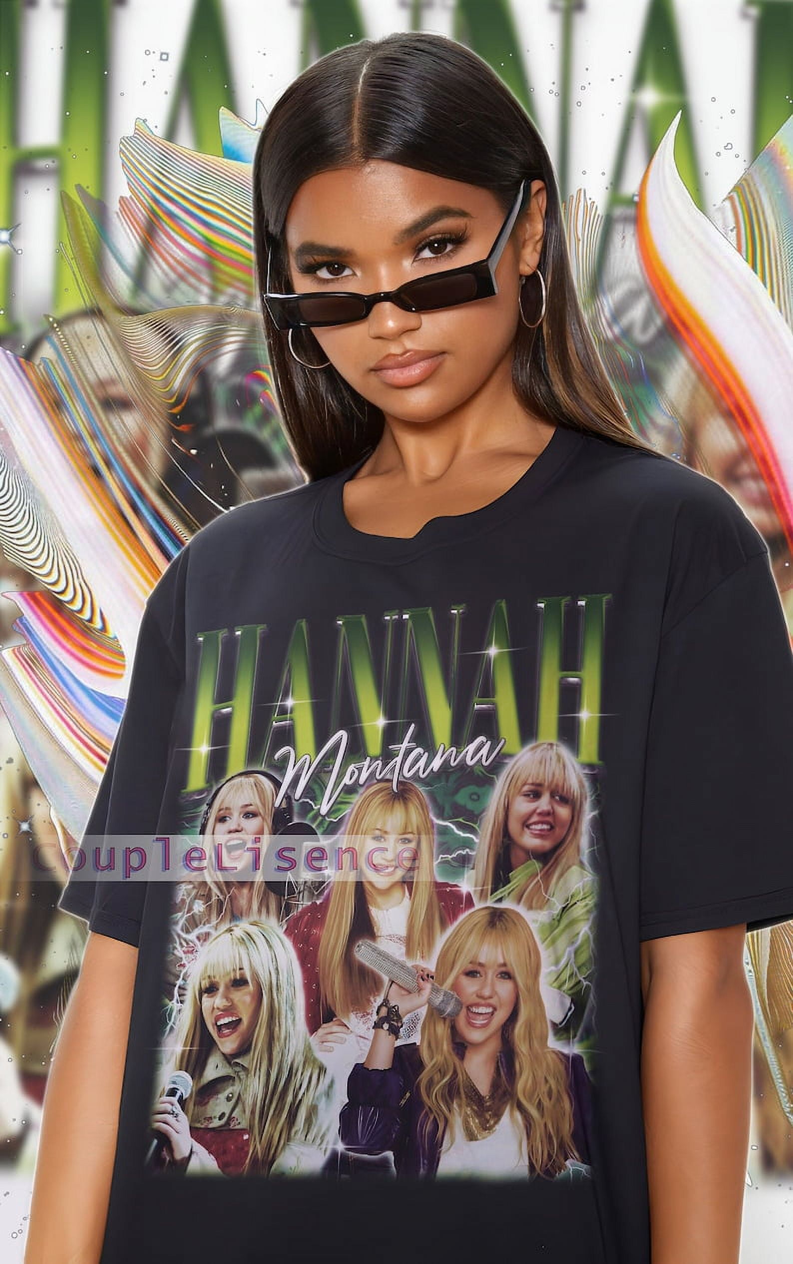 [BLACK] Retro HANNAH MONTANA Vintage Shirt Hannah Montana Homage