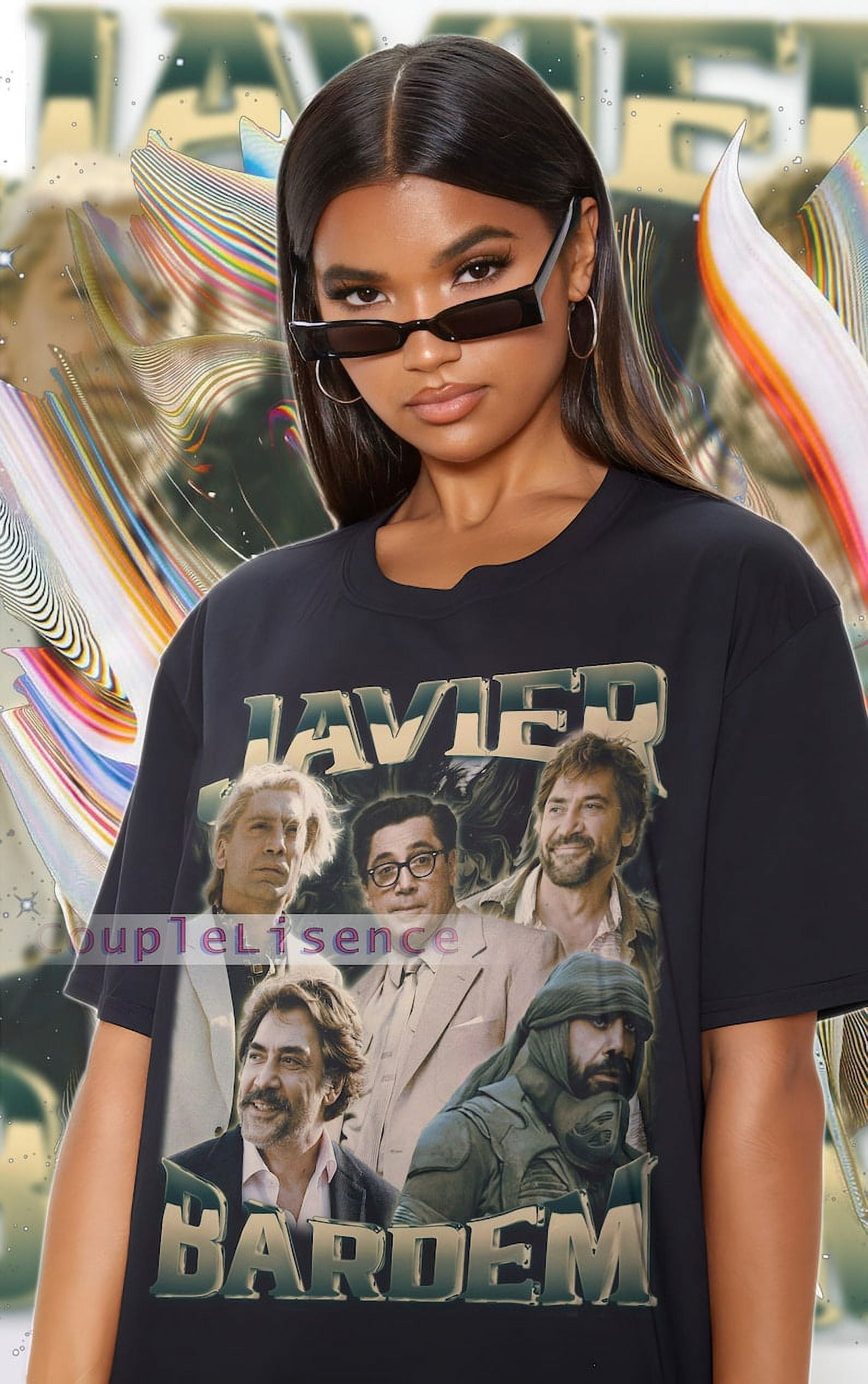 [BLACK] Retro JAVIER BARDEM Vintage Shirt | Javier Bardem Homage Retro
