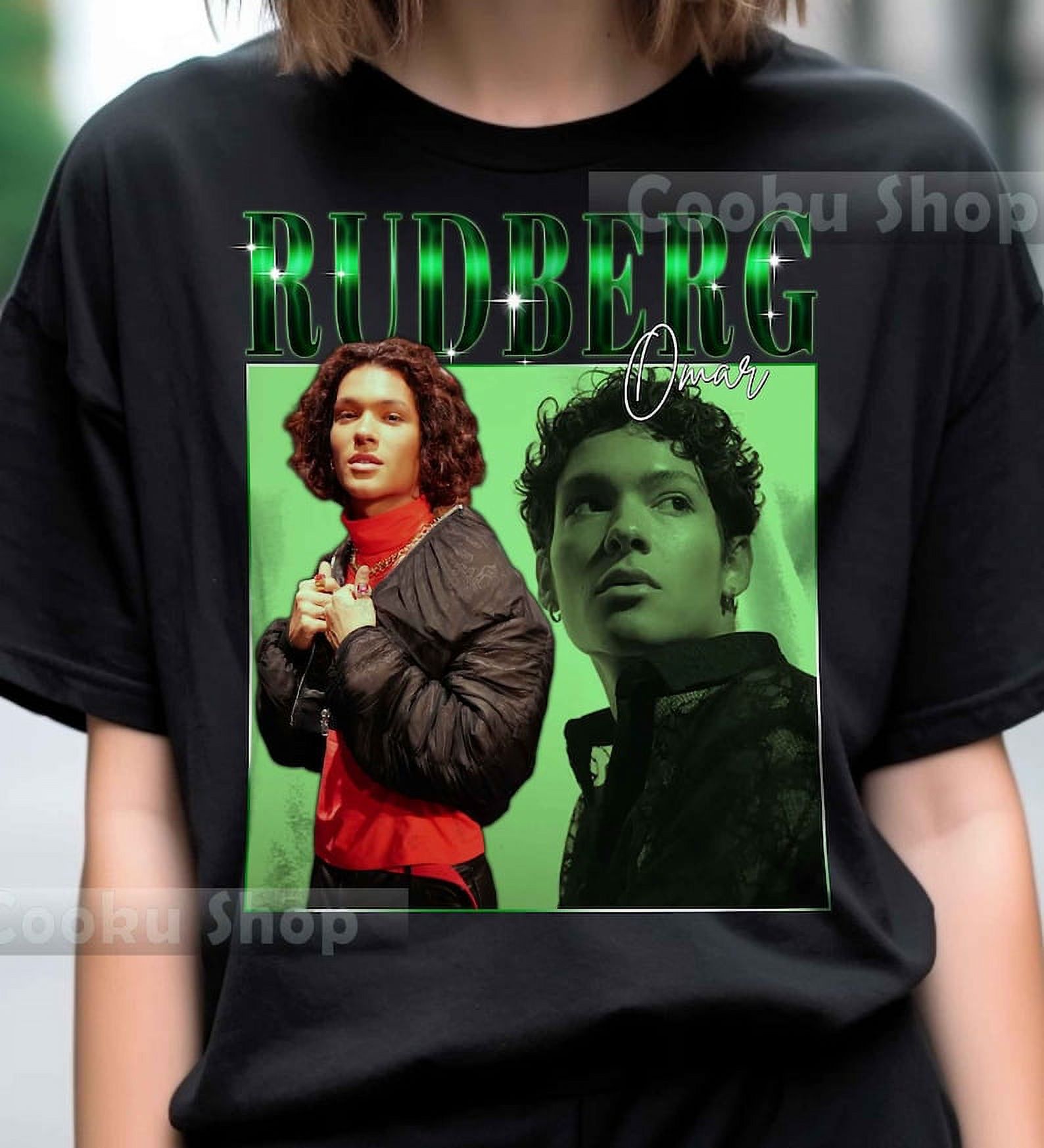 [BLACK] Retro Omar Rudberg TShirt - Walmart.com