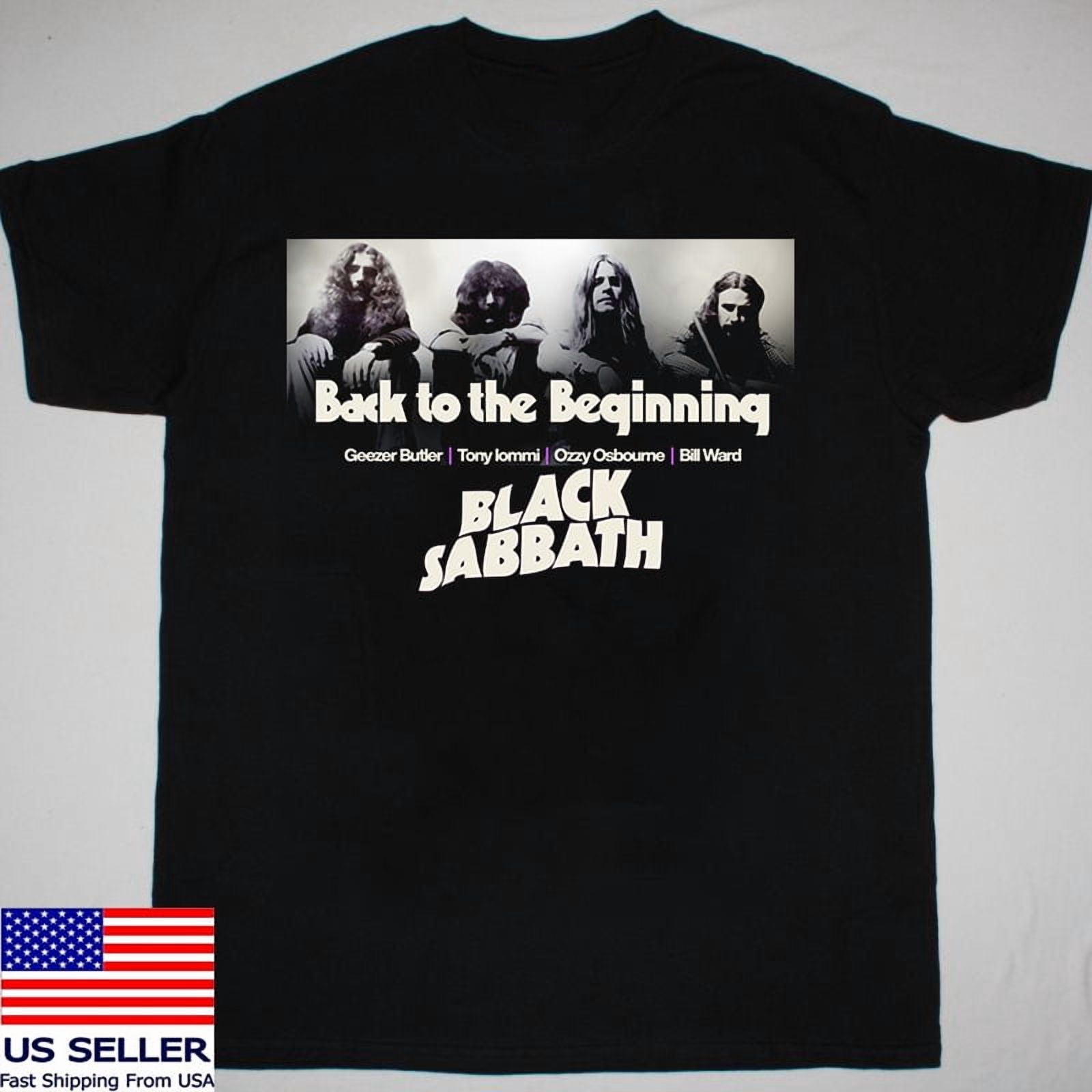 BLACK SABBATH Back To The Beginning 2025 T Shirt Full Size S