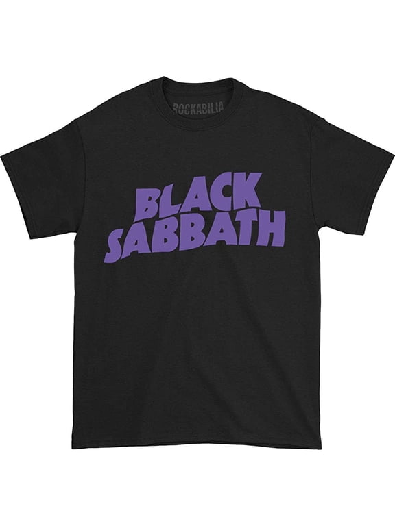 BLACK SABBATH Classic Purple Logo T-Shirt M