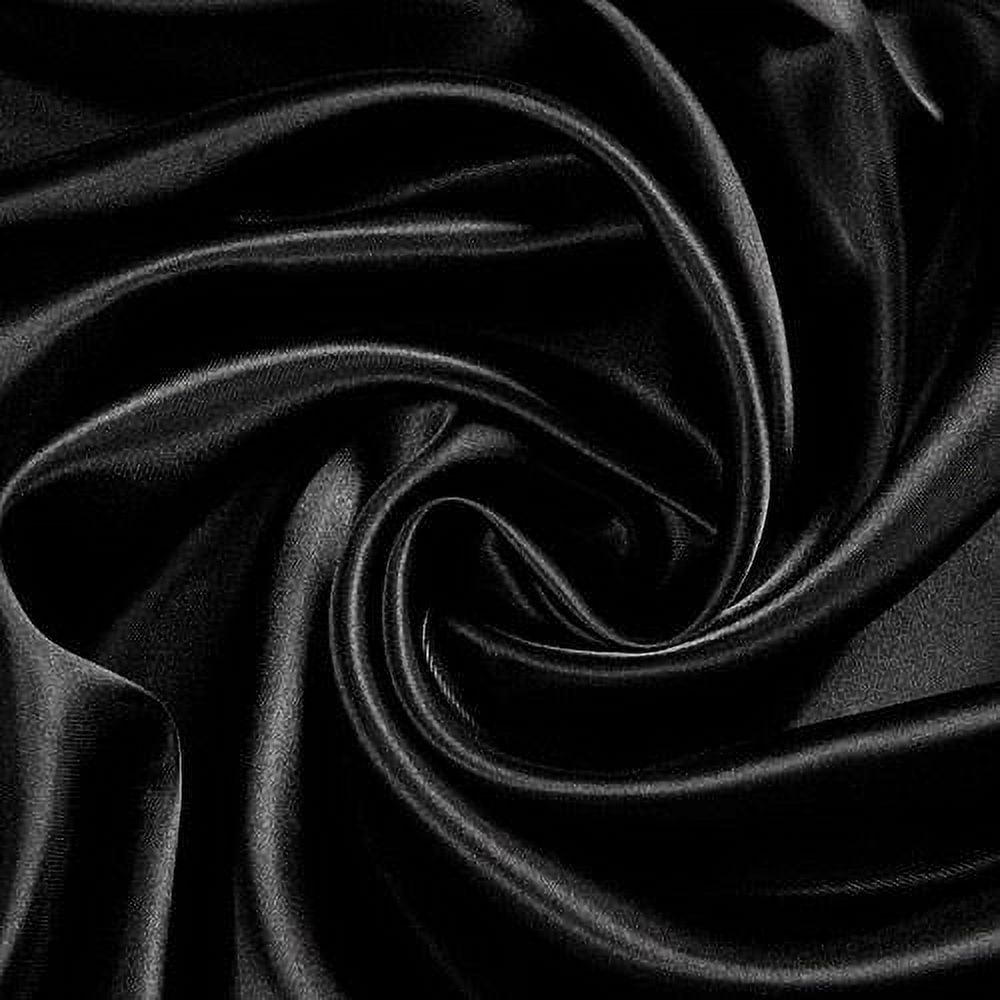 BLACK SATIN FABRIC Walmart