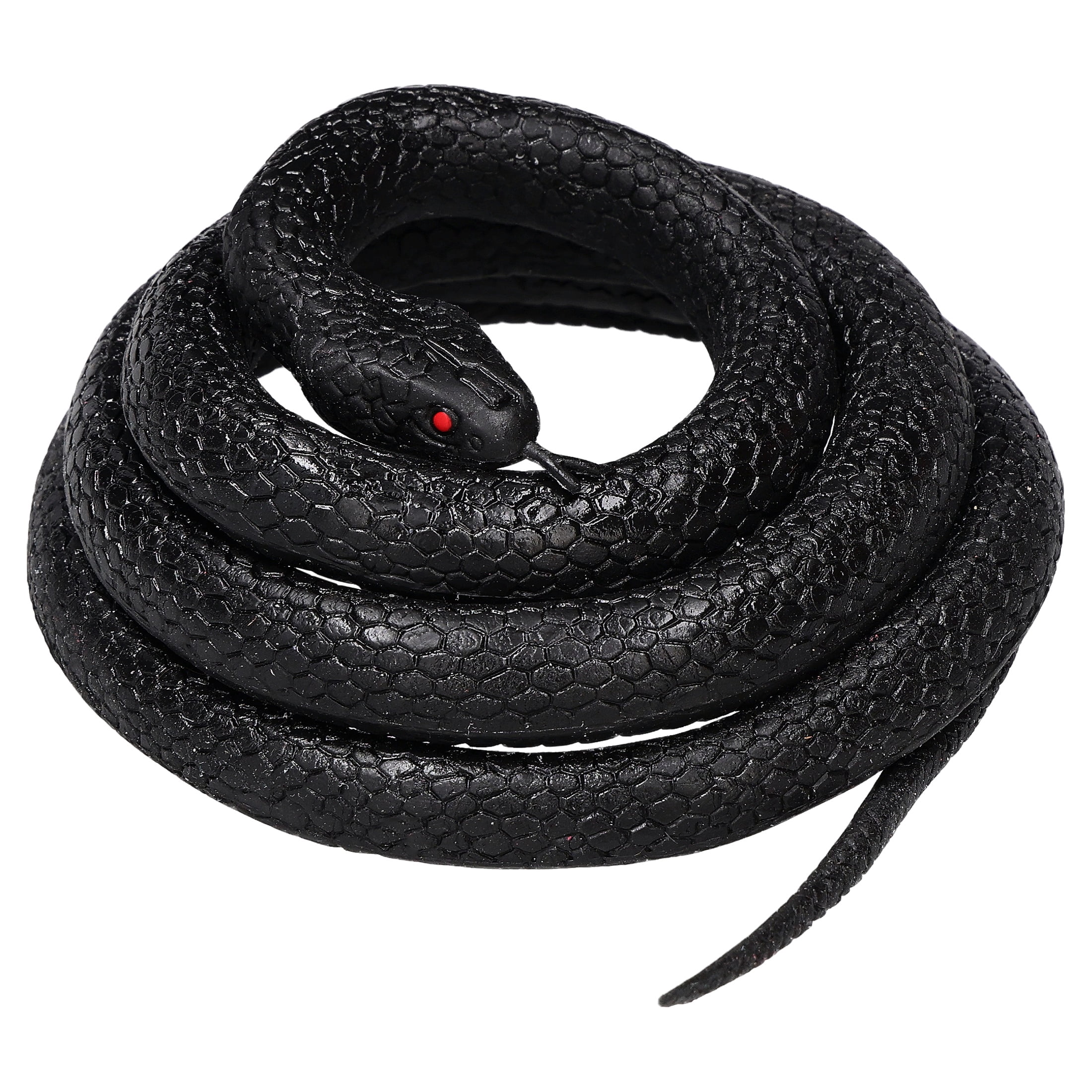 Scary Snake Decoration, Black, 46", Halloween by Way To Celebrate