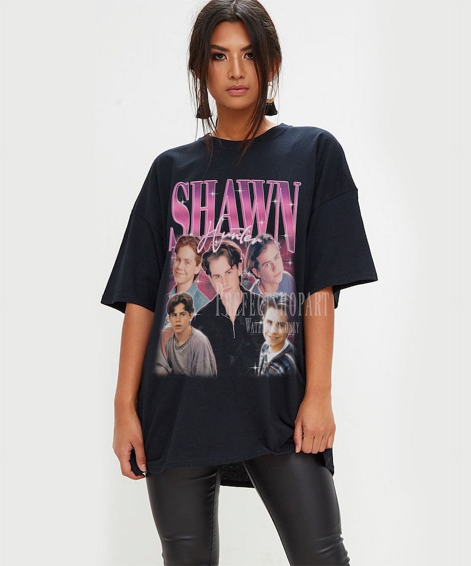 [BLACK] SHAWN HUNTER Retro Tshirt Shawn Hunter Homage Tees, Shawn