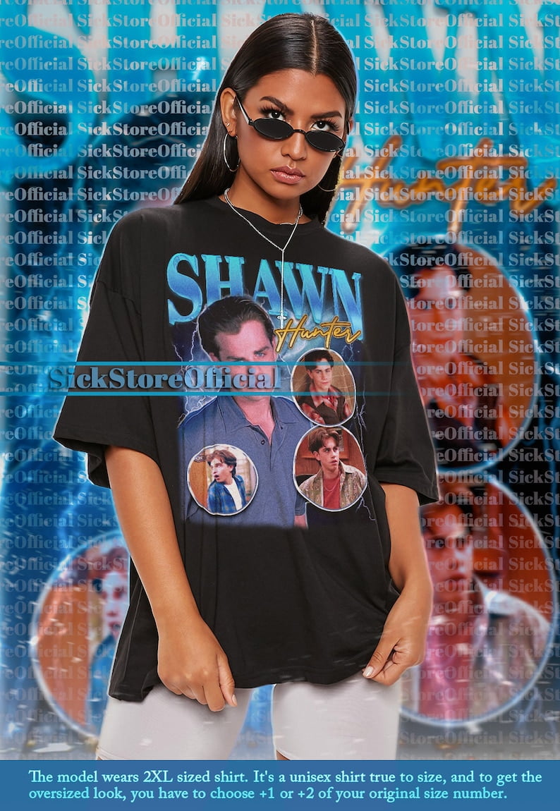[BLACK] SHAWN HUNTER Vintage Shirt, Shawn Hunter Homage Tshirt, Shawn