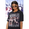 [BLACK] SHIRLEY MACLAINE Vintage Shirt Shirley MacLaine Homage Fan Tees Shirley MacLaine