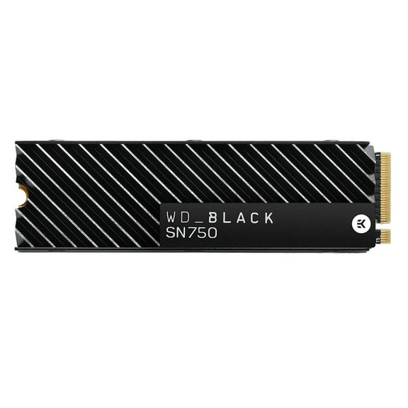 WD _BLACK SN750 500GB NVMe M.2 Internal Gaming SSD with Heatsink