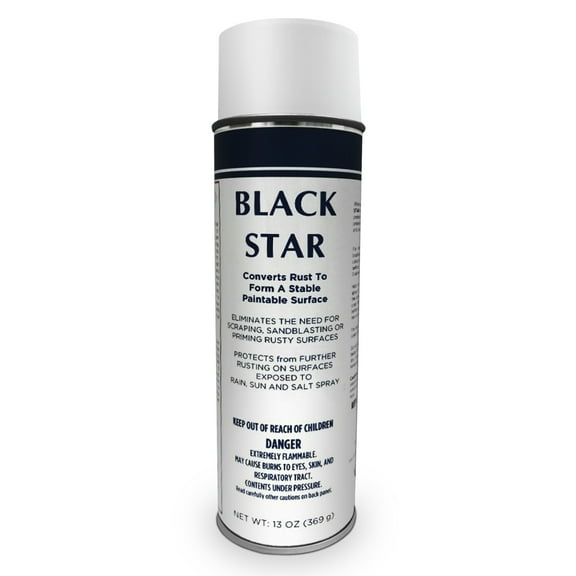 BLACK STAR Rust Converter - Converts Rust on Any Steel Surface - 3x1Aerosol Spray Can
