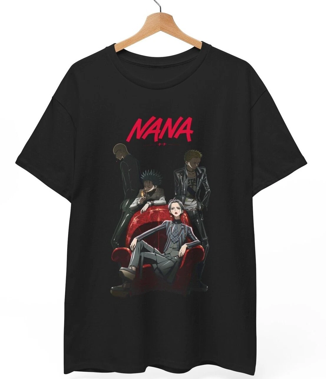 BLACK STONES X NANA Blast TSHIRT, Manga Anime Otaku black Unisex Tee ...