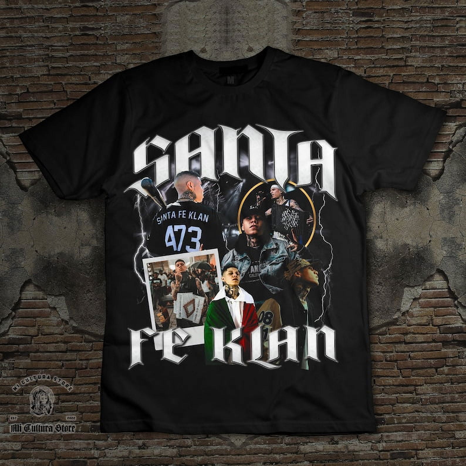 [BLACK] Santa Fe Klan vintage look tshirt