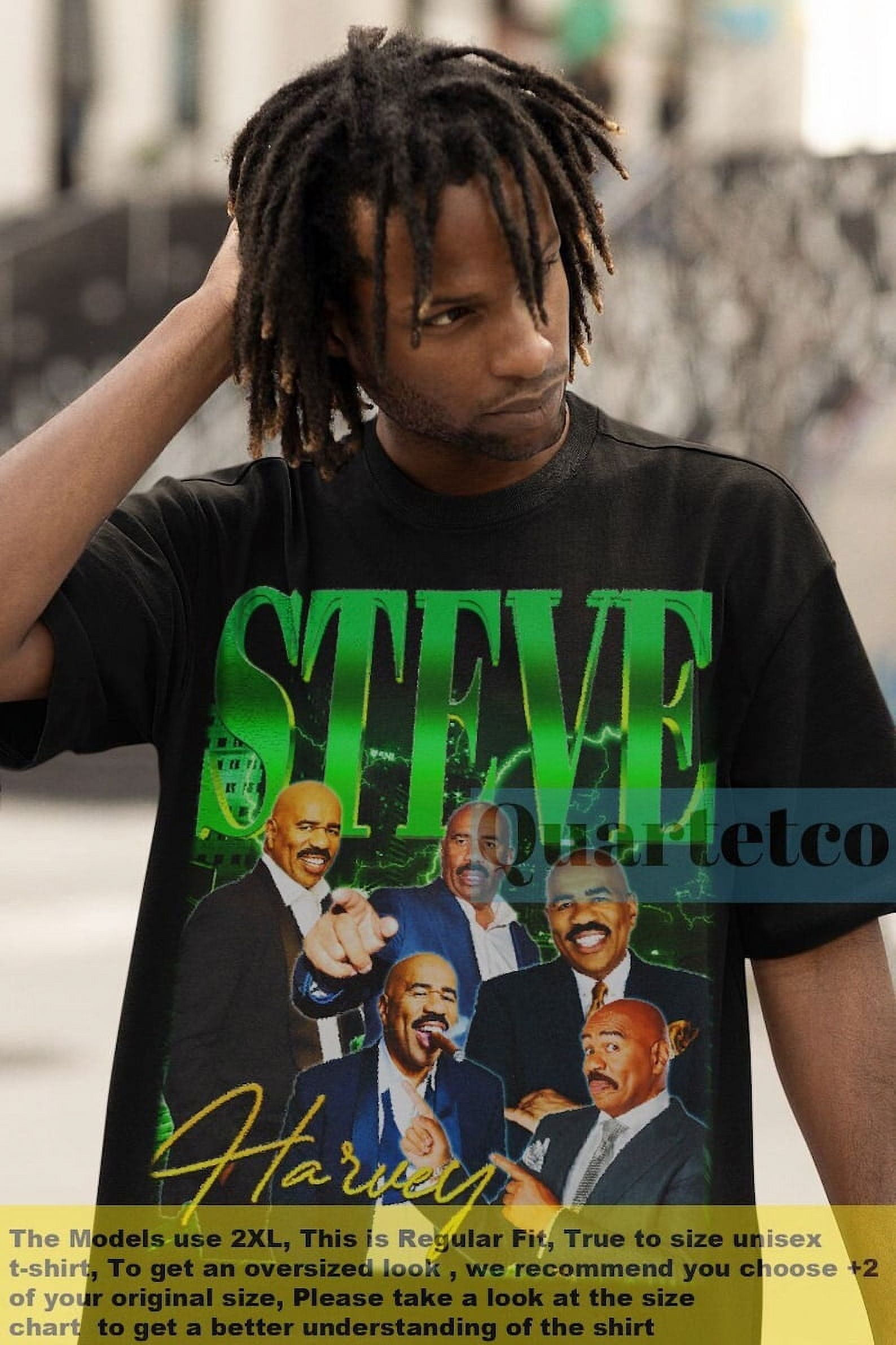 [BLACK] Steve Harvey, Steve Harvey Shirt, Steve Harvey Comedian Shirt, Steve Harvey Vintage