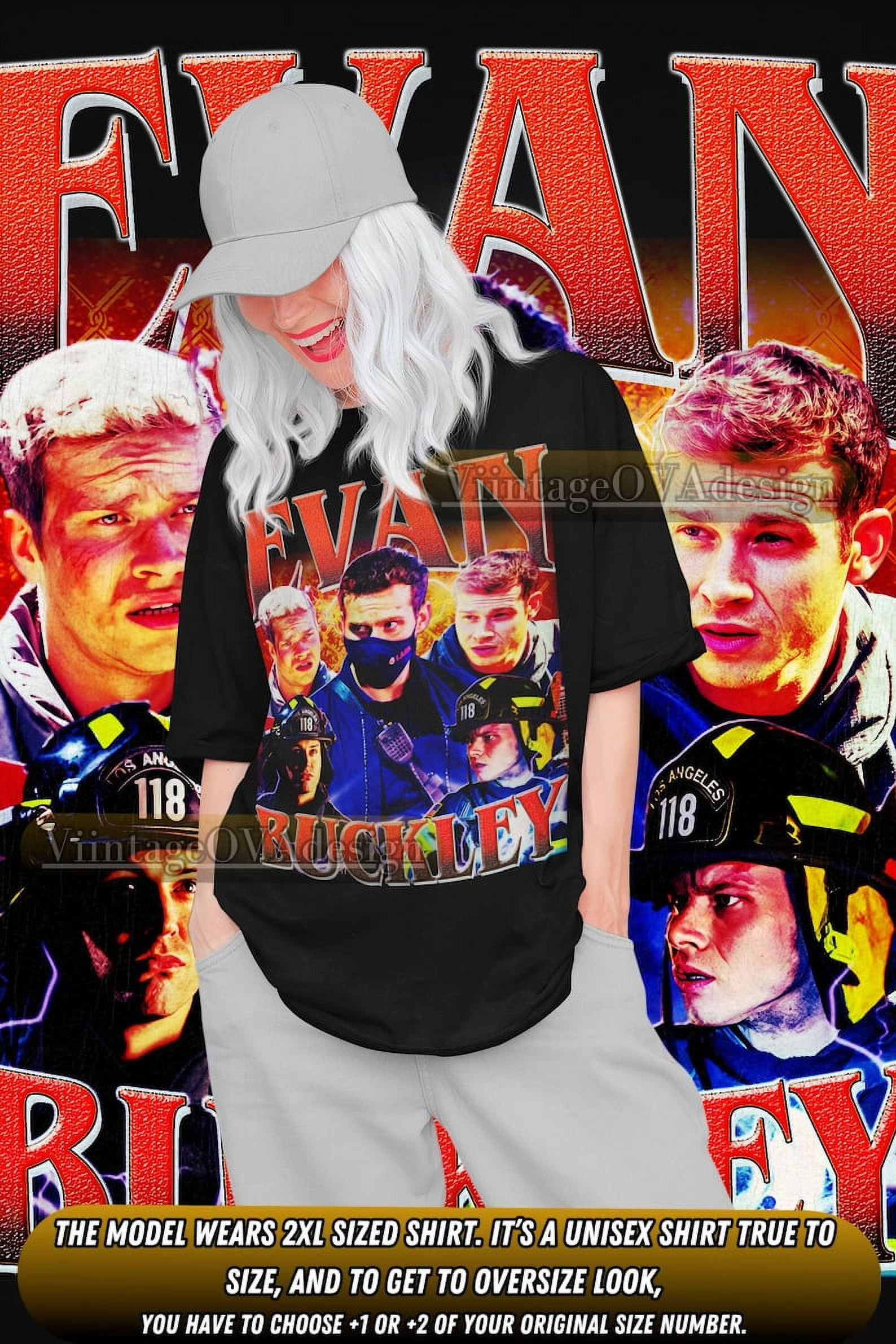 [BLACK] Super Fresh New Arrivals Evan Buckley Shirt