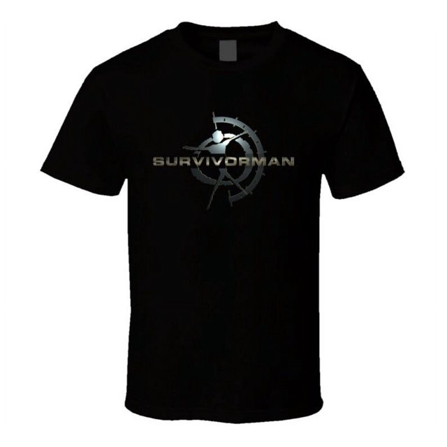 [BLACK] Survivorman Les Stroud Tv Show Black T Shirt