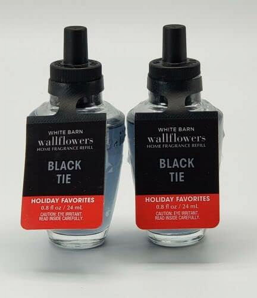 BLACK TIE [2PACK] Wallflowers Home Fragrance Refill 0.8 Fluid Ounce