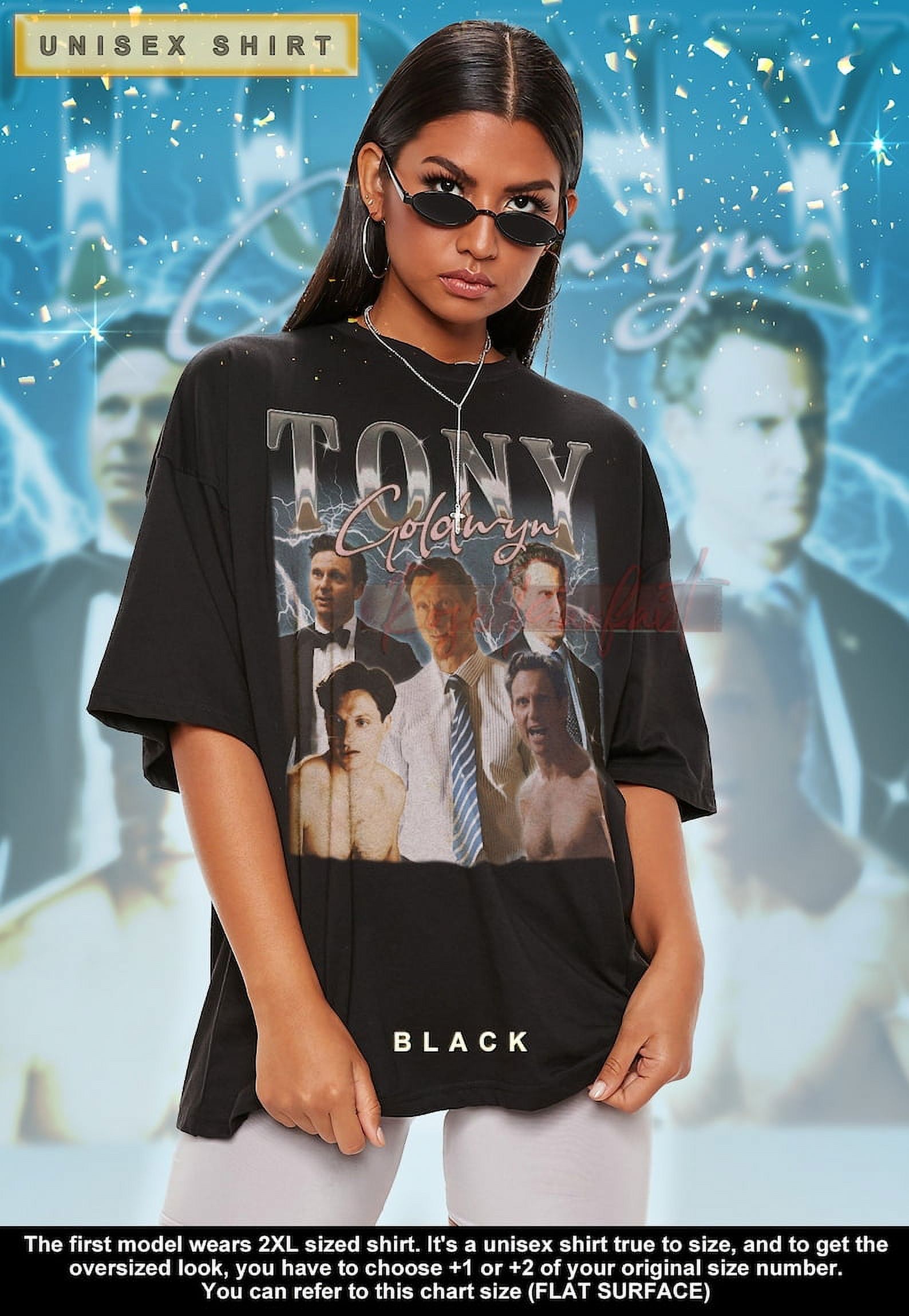 [BLACK] TONY GOLDWYN Vintage Tshirt