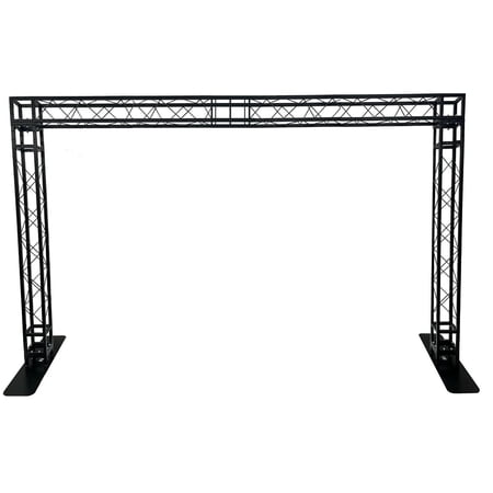 BLACK TRUSS ARCH KIT 14.5 FT Width Mobile Portable DJ Lighting System Metal Arch