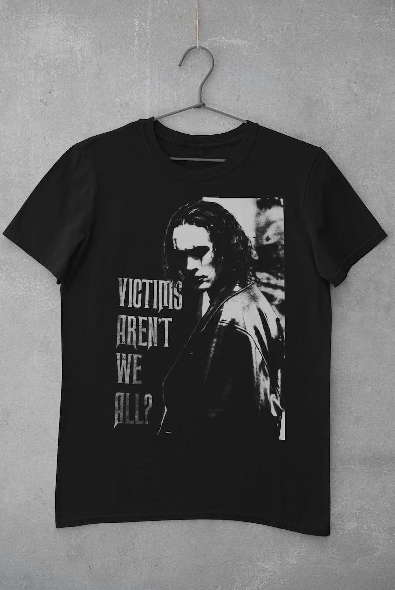 [BLACK] The Crow Movie T shirt- Victims aren't we all -Dark art -Goth