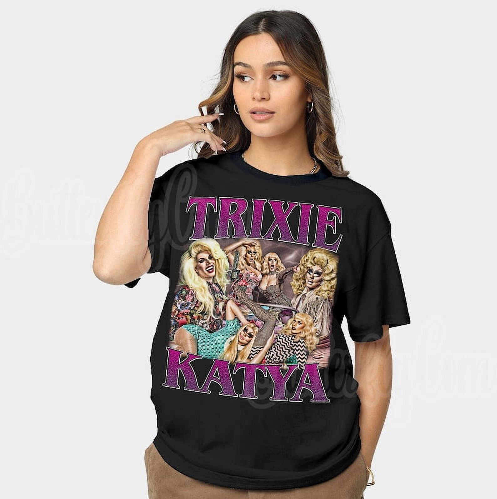 [BLACK] Trixie and Katya Vintage Bootleg Inspired Tee