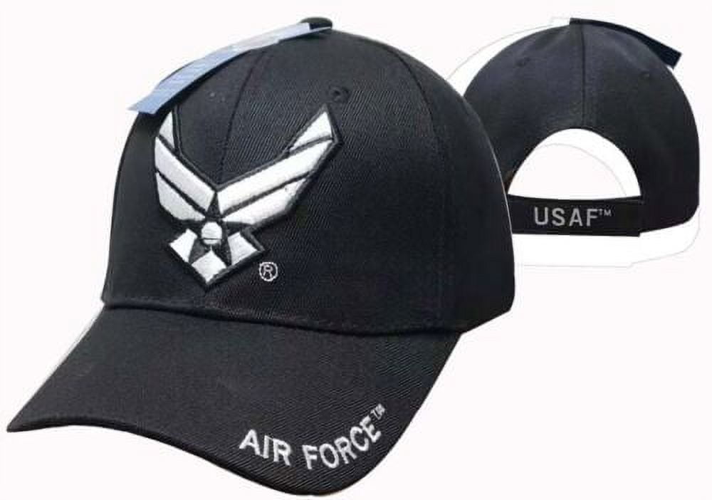 U.S. Air Force Wings Logo Crest Shadow Royal Blue Embroidered Cap Hat LICENSED