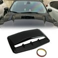 thumbnail image 1 of BLACK Universal Car Vent Decorative Air Flow Intake Bonnet Hood Scoop Cover, 1 of 11