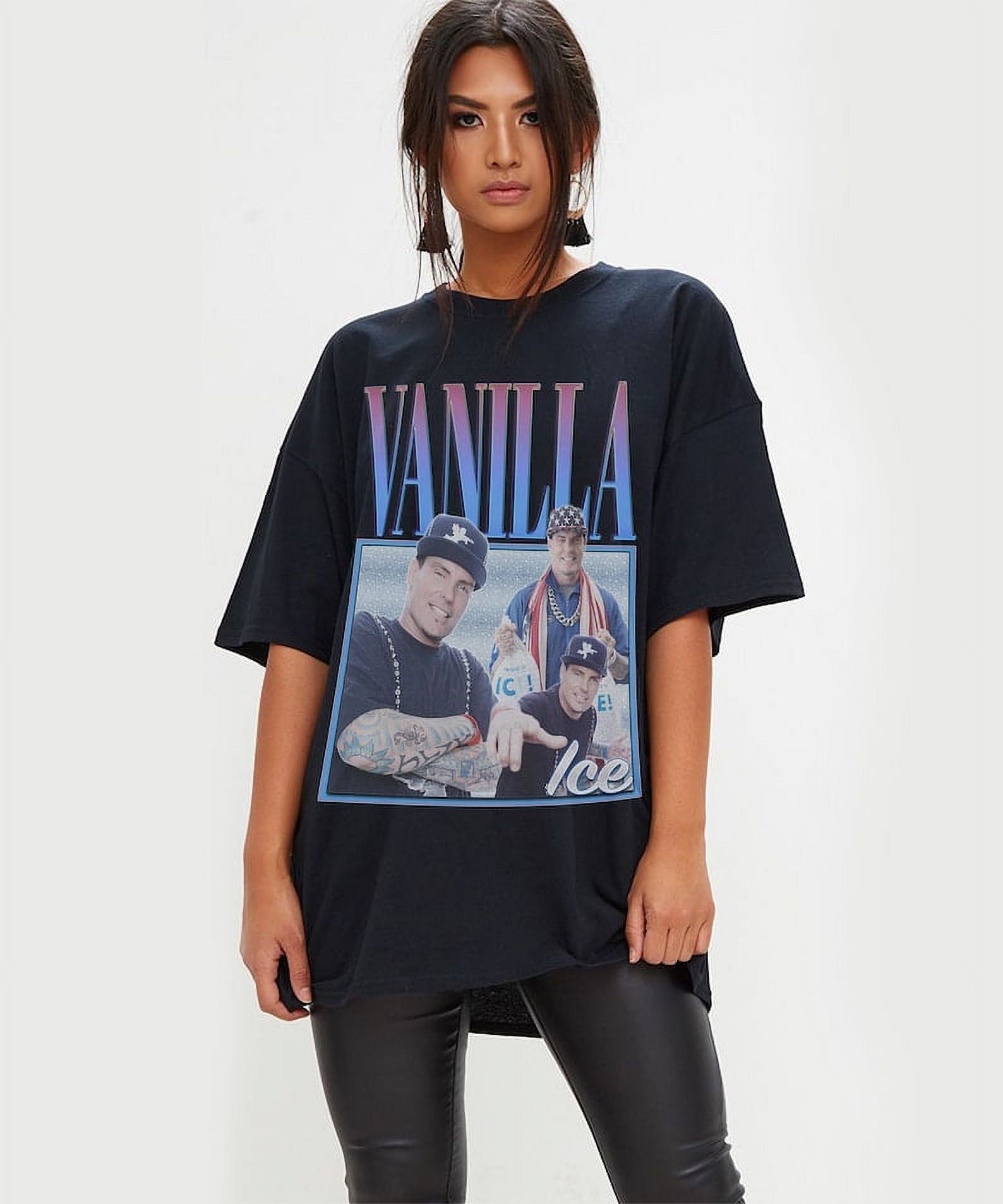 [BLACK] Vanilla Ice Homage Shirt, Vanilla Ice Shirt, Vanilla Ice Rapper ...