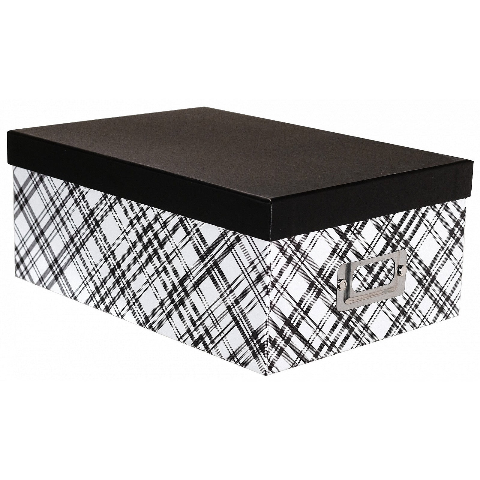 BLACK WHITE Archival STORAGE Photo Box by Malden - 4x6