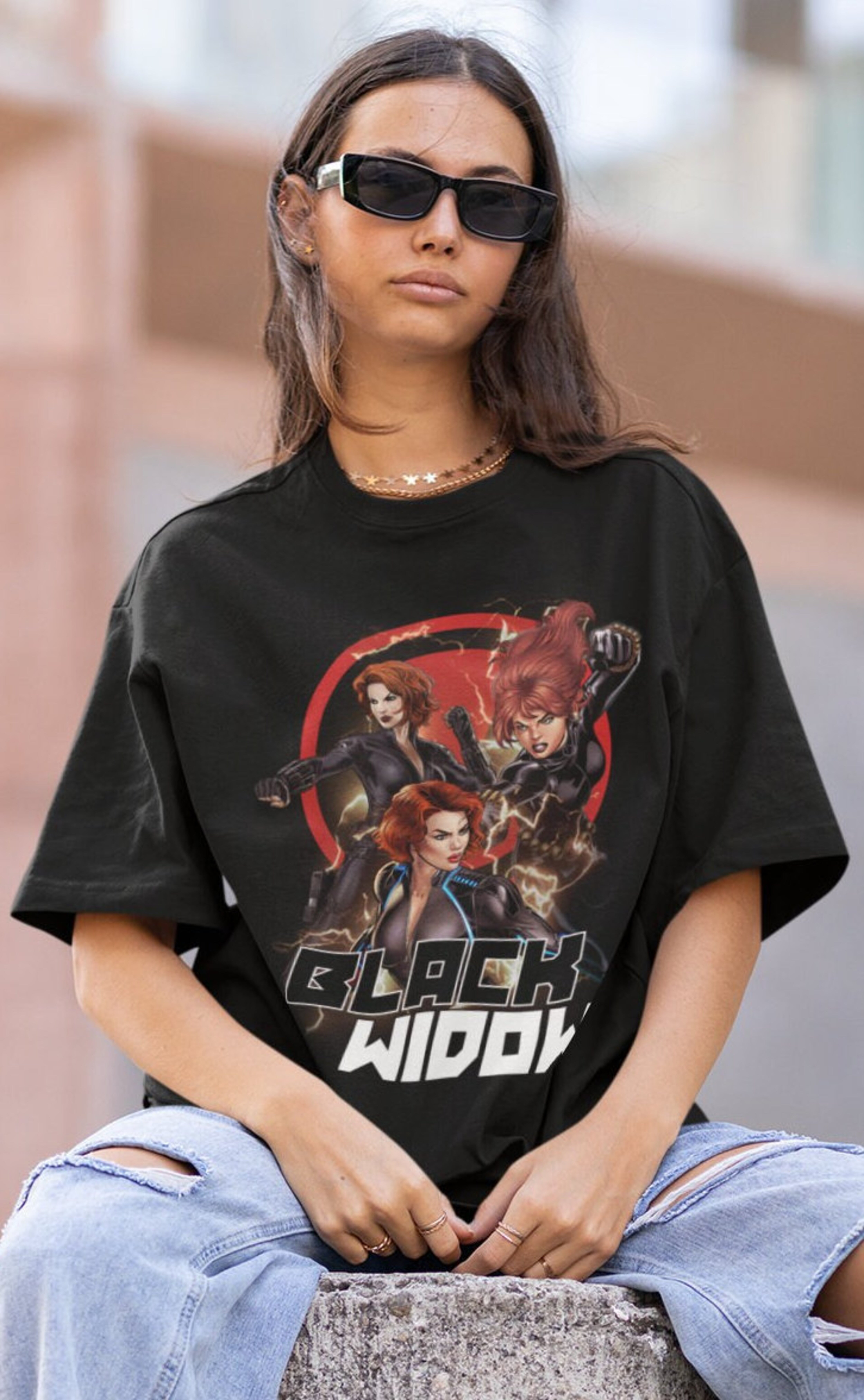 BLACK WIDOW | Black Widow Tshirt | Black Widow Cartoon Avengers Shirt ...