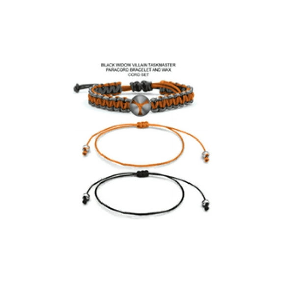 Marvel Studios Officially Licensed: Black Widow Taskmaster Cord Bracelets Set
