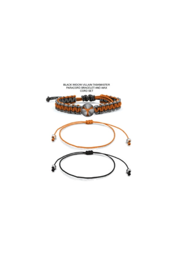 Marvel Studios Officially Licensed: Black Widow Taskmaster Cord Bracelets Set