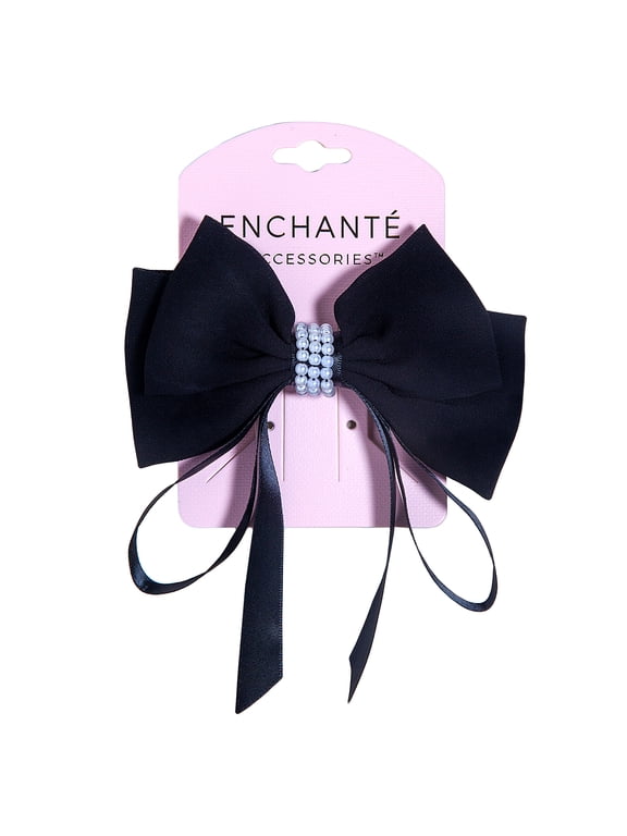 Enchante Black Pearl Hair Barrette for All Occasions