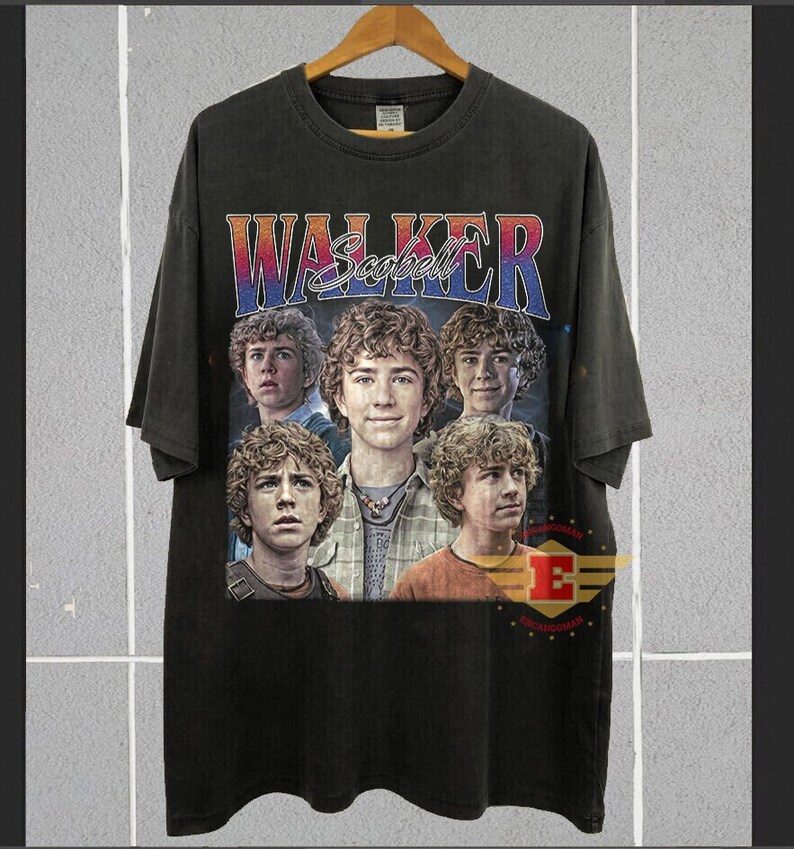 [BLACK] Walker Scobell Vintage Style Shirt, Walker Scobell Bootleg Tee