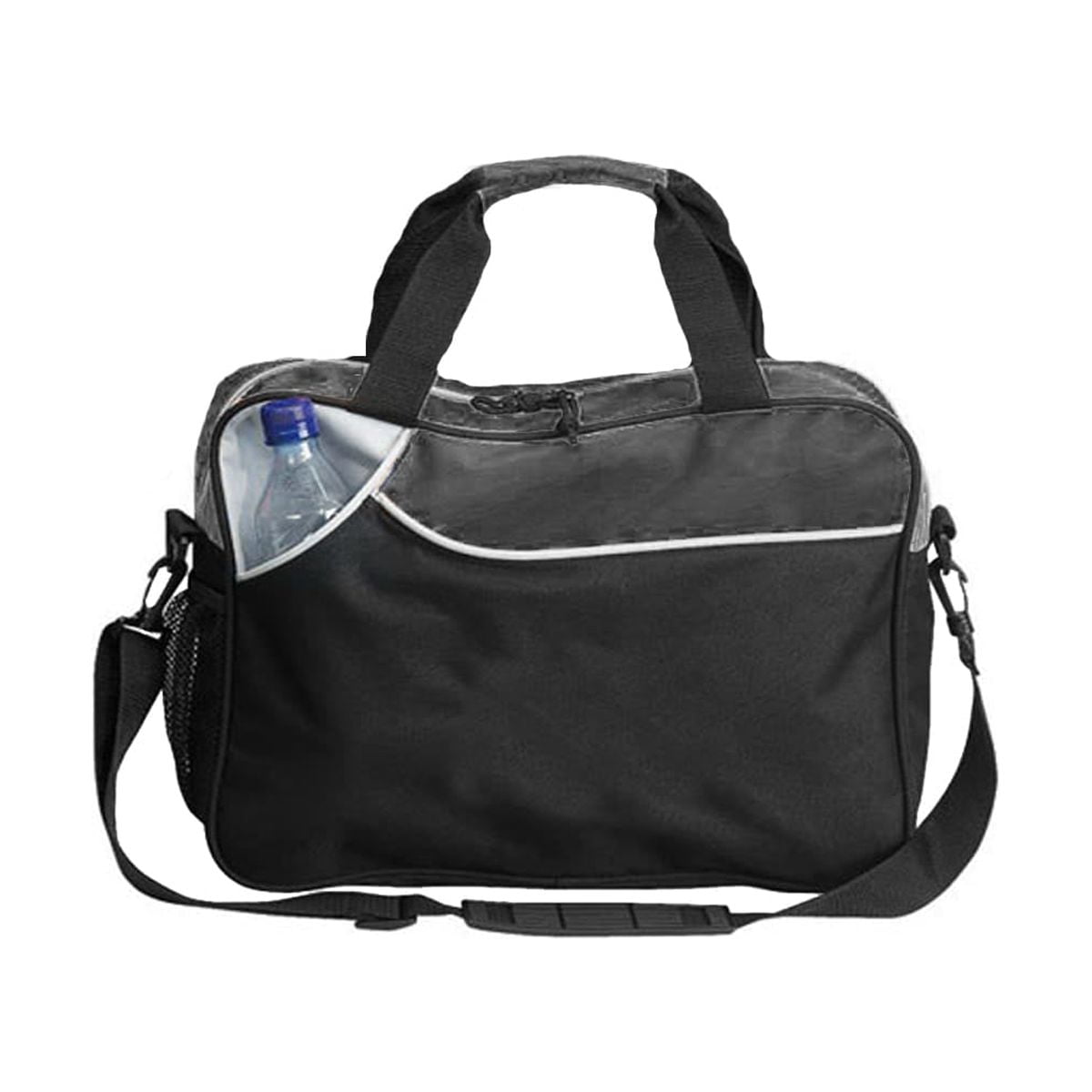 BLACK ZIP SOFT-SIDE BRIEF