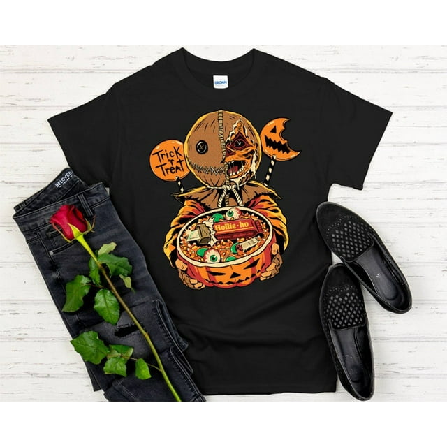 [BLACK] hockey mask goth decor horror graphic tshirt