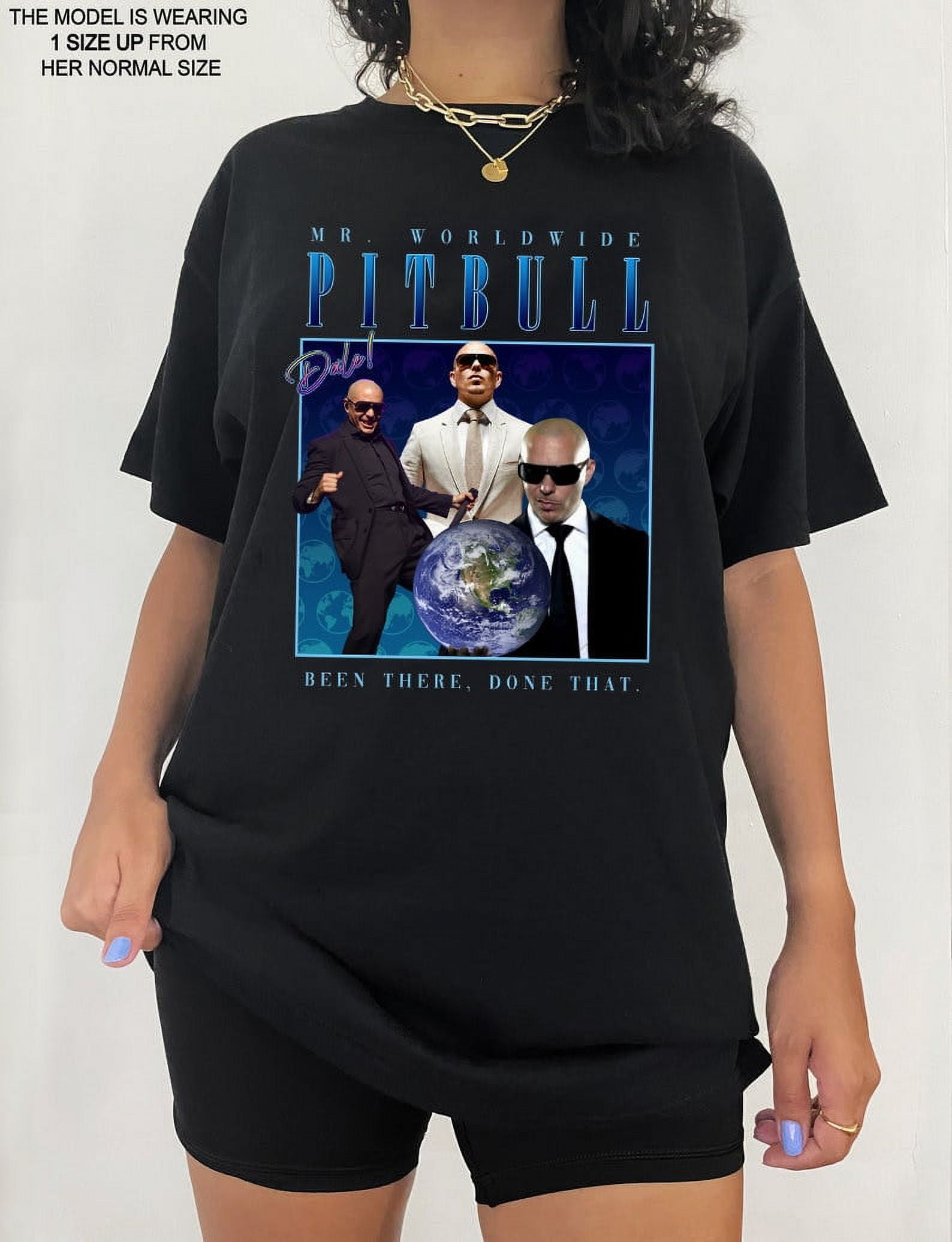 [BLACK] mr. worldwide vintage Aesthetic Inpsired Tee