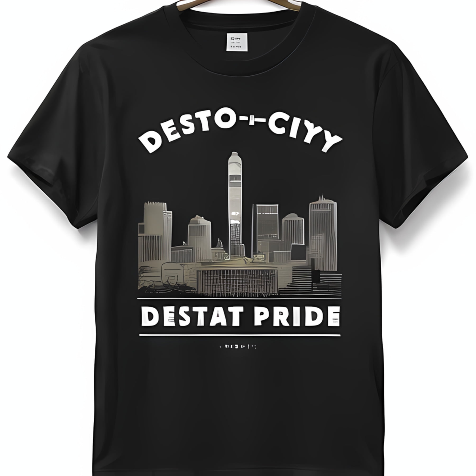 BLACKJumpx Band T-Shirt featuring Black Cows and Cow Belly Design