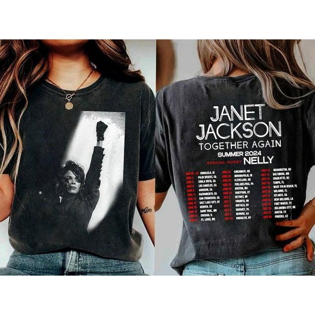 BLACKLACK TSHIRT Jackson Together Again Summer Tour 2024 Shirt