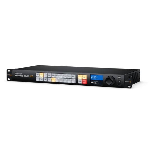 BLACKMAGIC DESIGN Videohub 20x20 12G Video Router (VHUBSMAS12G2020)