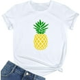 thumbnail image 1 of BLACKMYTH Women Cute Graphic T Shirts Funny Tops Pineapple Tees, 1 of 4